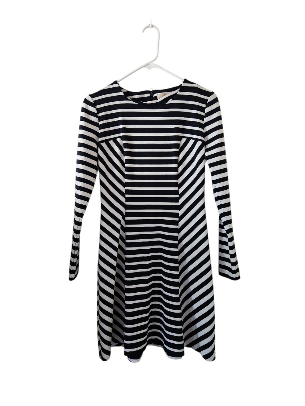 Michael Kors Striped Fit & Flare Dress